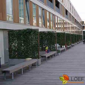 Hardhoutenbak incl. Haag 120x180 145 x 60 x 50 cm